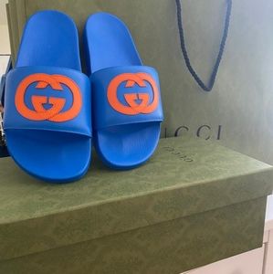 Gucci Pursuit GG loco Sandal/Slide